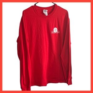 Southern‎ Couture Christmas Long Sleeve Graphic T-Shirt Red XL Gildan